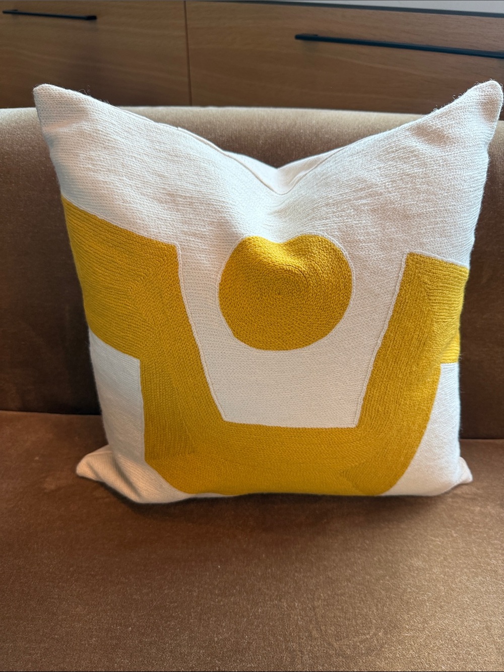 Jonathan Adler Ojai Path Pillow PATTERN: Path Color Yellow